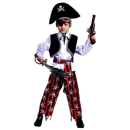 Батик Карнавальный костюм Пират, рост 152 см 7012-152-76