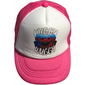 Бейсболка Бейсболка "Хагги Вагги-Huggy Wuggy" руки, размер 58, розовый, белый