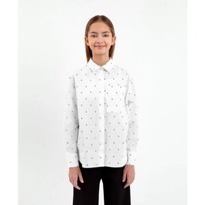 Блуза Gulliver, размер 170, белый