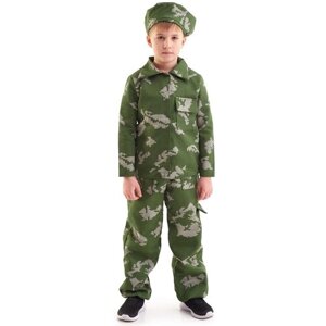 Бока С Детский военный костюм Пограничник, рост 122-134 см 2665