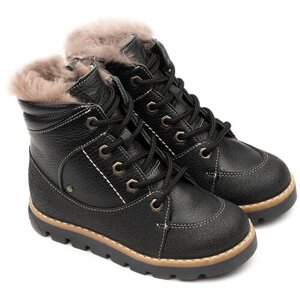 Ботинки Tapiboo, зимние, натуральная кожа, на молнии, ортопедические, размер 33, черный