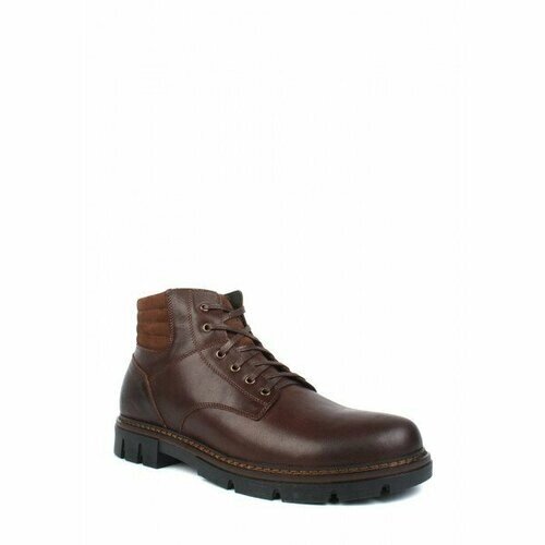 Ботинки Valser, зимние, натуральная кожа, размер 45, коричневый