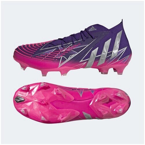 Бутсы adidas, футбольные, размер 40.5, розовый