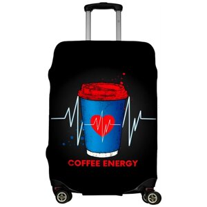 Чехол для чемодана "Coffee energy" размер S