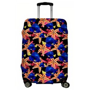 Чехол для чемодана LeJoy, полиэстер, текстиль, размер L, мультиколор