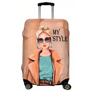 Чехол для чемодана "My style brown" размер S
