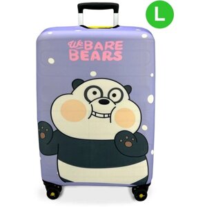 Чехол для чемодана , полиэстер, размер L, фиолетовый