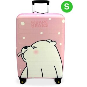 Чехол для чемодана , полиэстер, размер S, розовый
