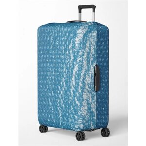 Чехол для чемодана , размер L, голубой