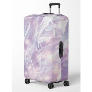 Чехол для чемодана , размер M, фиолетовый