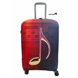 Чехол для чемодана Vip collection 2339_M, полиэстер, размер M, бордовый