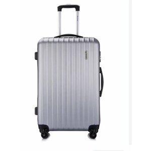 Чемодан чемоданмсин, 70 л, размер L, серый