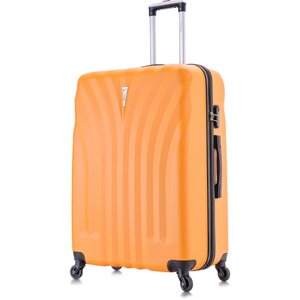 Чемодан L'case Phuket, ABS-пластик, 133 л, размер L, оранжевый