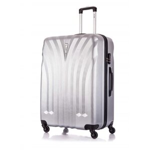 Чемодан L'case Phuket, ABS-пластик, 133 л, размер L, серый