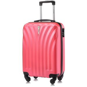 Чемодан L'case Phuket Ch0699, 49 л, размер S, розовый