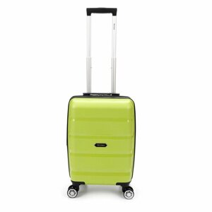 Чемодан Torber T1902S-Green, 35 л, размер S, зеленый