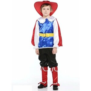 Детский карнавальный костюм Кот в сапогах Батик, рост 122 см