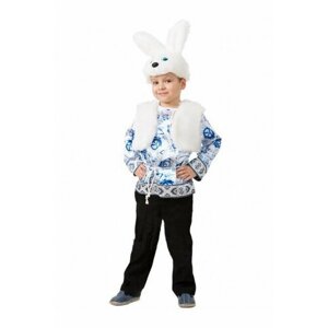 Детский костюм белого зайчика Snej-26