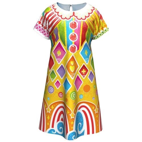 Детское платье клоуна (14197) 134 см