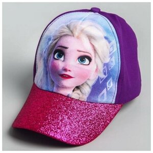 Disney Кепка детская "Холодное сердце" фиолетовая, р-р 52-56