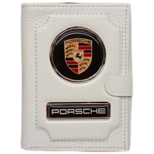 Документница Porsche Design, натуральная кожа, белый