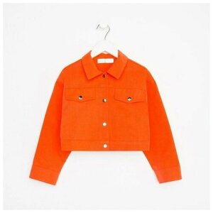Джинсовая куртка Kaftan, размер 36, оранжевый