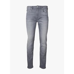 Джинсы Pepe Jeans, прямой силуэт, средняя посадка, стрейч, размер 31/34, серый