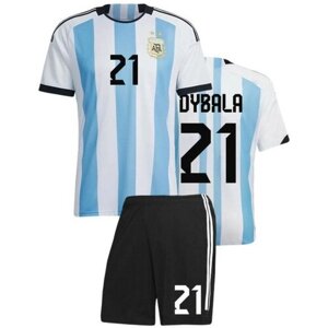 Форма Sports футбольная, футболка и шорты, размер 52, голубой