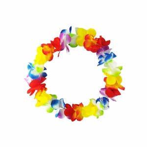 Гавайское ожерелье "Пышное", цвет разноцветный