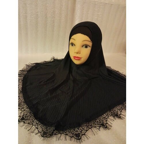 Хиджаб Хиджаб Ширин, размер 55, черный