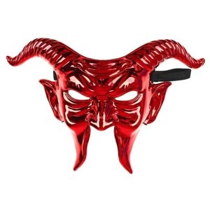 Карнавальная маска Дьявол , цвет красный