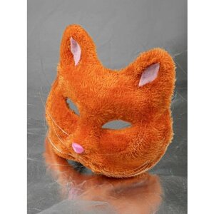 Карнавальная маска "Кошечка меховая"