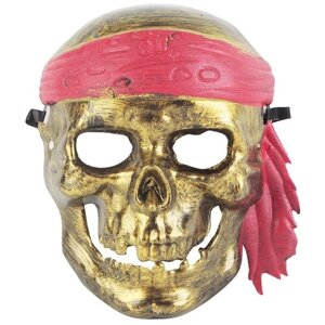 Карнавальная маска "Пират", цвет золотой