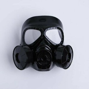 Карнавальная маска «Противогаз», цвет чёрный (комплект из 3 шт)
