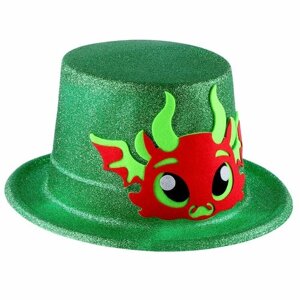 Карнавальная шляпа "Дракон", зеленая