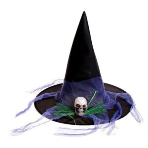 Карнавальная шляпа "Ведьма", цвета микс