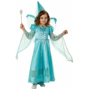 Карнавальные костюмы для детей "Фея сказочная голубая", размер 34, рост 134-140 см