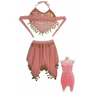 Карнавальный костюм детский Детский восточная танцовщица розовый LU1151-5 InMyMagIntri 110-116cm