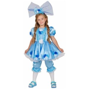Карнавальный костюм Кукла "Тутси" в голубом (15444) 128 см