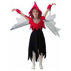 Карнавальный костюм ведьма детский, арт. 1118 размер:116-134 см, возраст: 5-8 лет