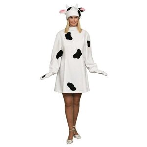 Карнавальный костюм Веселые елки Корова белая с черными пятнами Веселые Елки