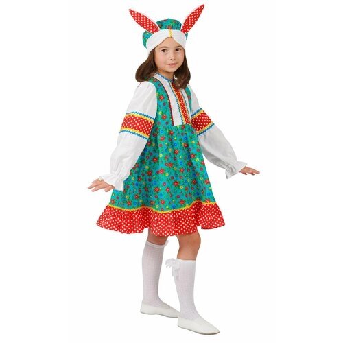 Карнавальный костюм зайка Зина для девочки детский
