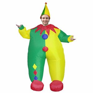 Карнавальный надувной костюм Клоун