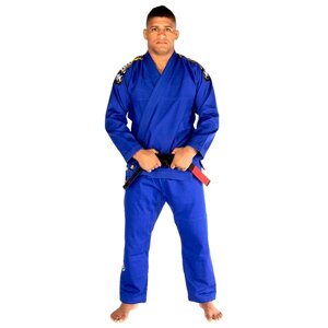 Кимоно для джиу-джитсу tatami fightwear с поясом, синий