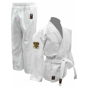 Кимоно для рукопашного боя РЭЙ-СПОРТ с поясом, размер 38, белый