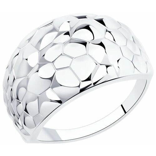 Кольцо Diamant, серебро, 925 проба, размер 18