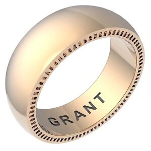 Кольцо Grante красное золото, 585 проба, размер 19.5, красный