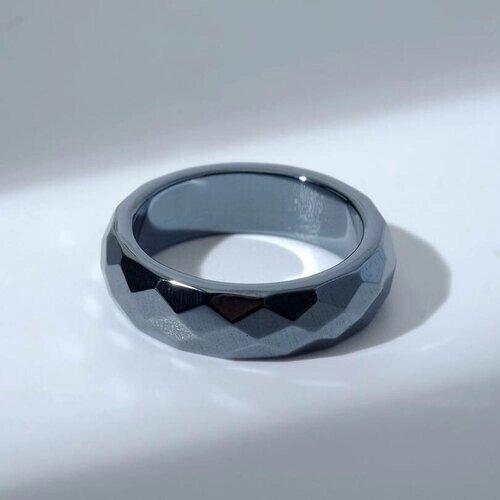 Кольцо Queen Fair, нержавеющая сталь, размер 18, черный