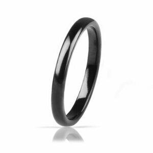 Кольцо, размер 15.5, черный