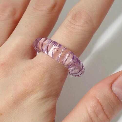 Кольцо, размер 17, фиолетовый